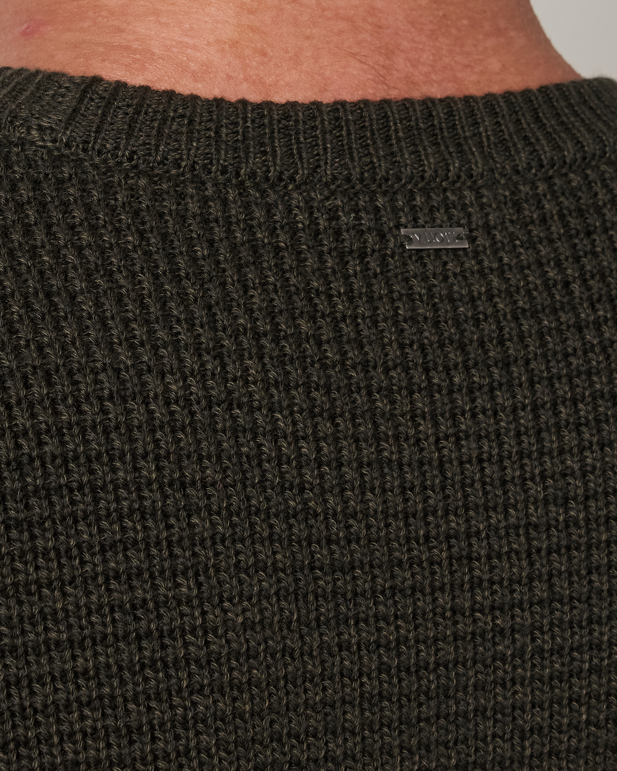 Denver Waffle Crew Sweater | Hunter Green