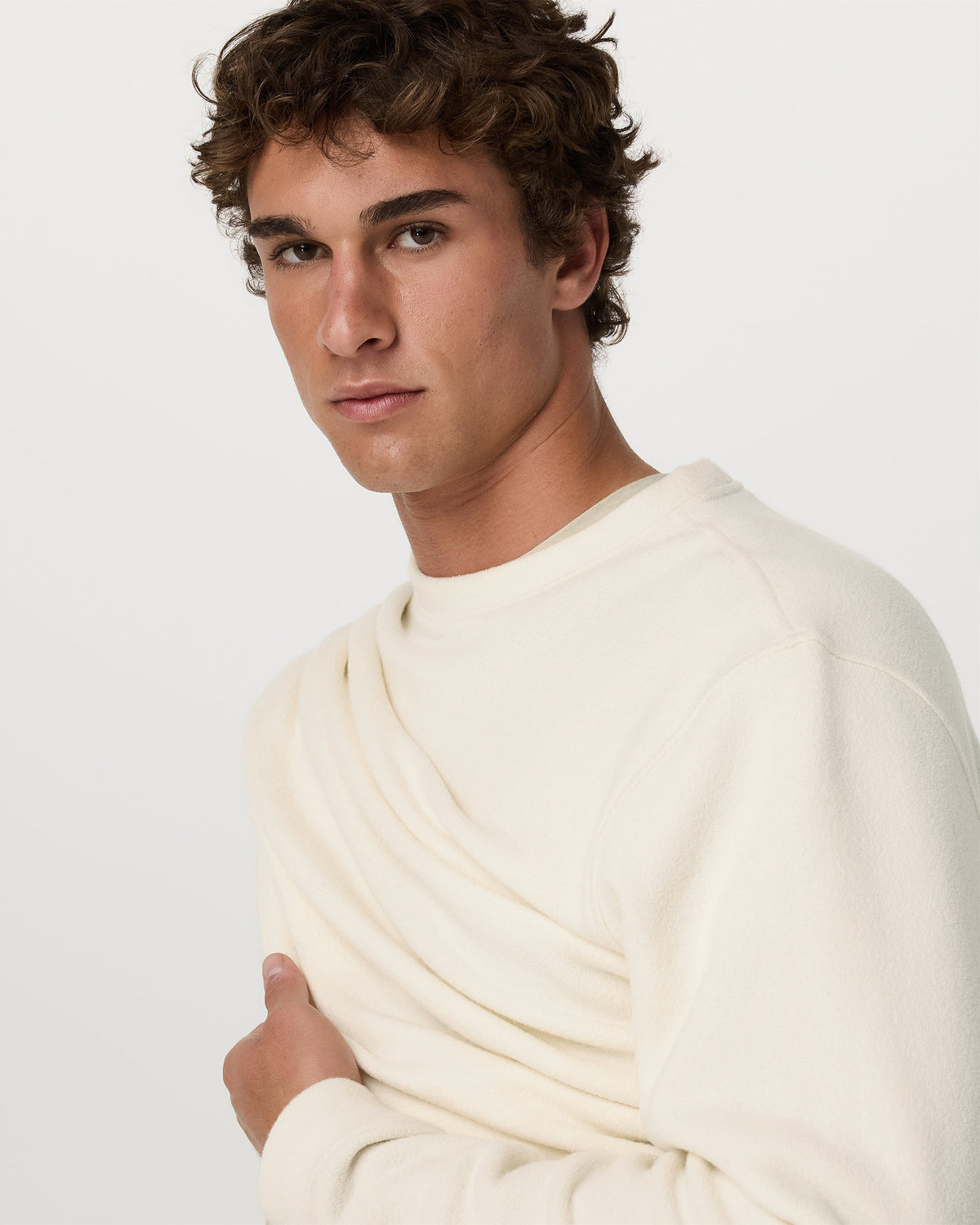 Beach Fleece Crew | Ink Heather