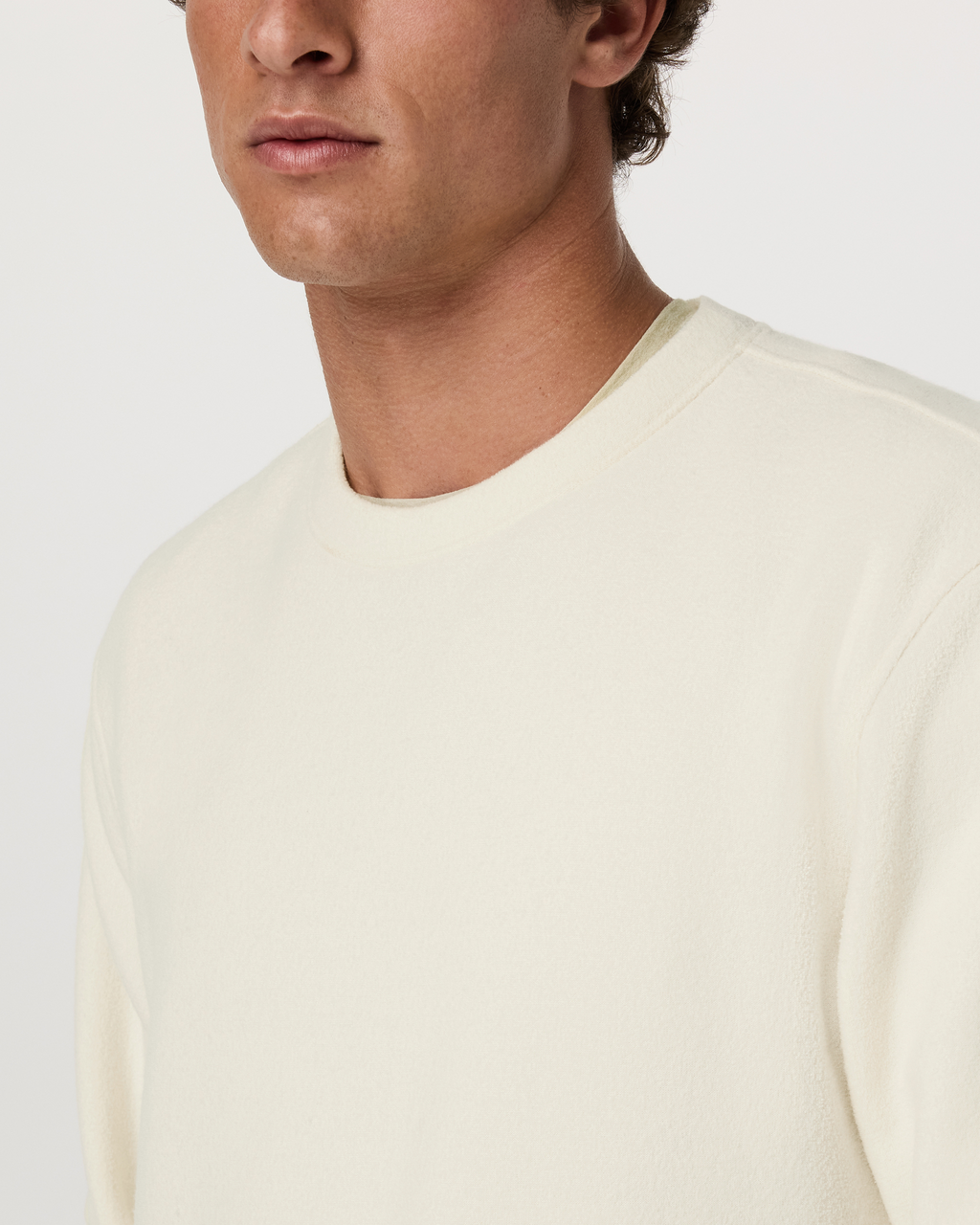 Beach Fleece Crew | Ink Heather
