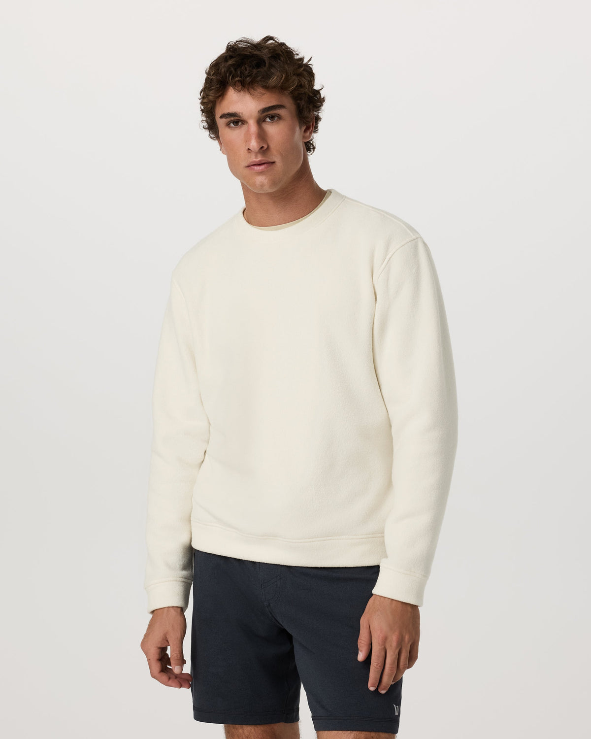 Beach Fleece Crew | Ink Heather