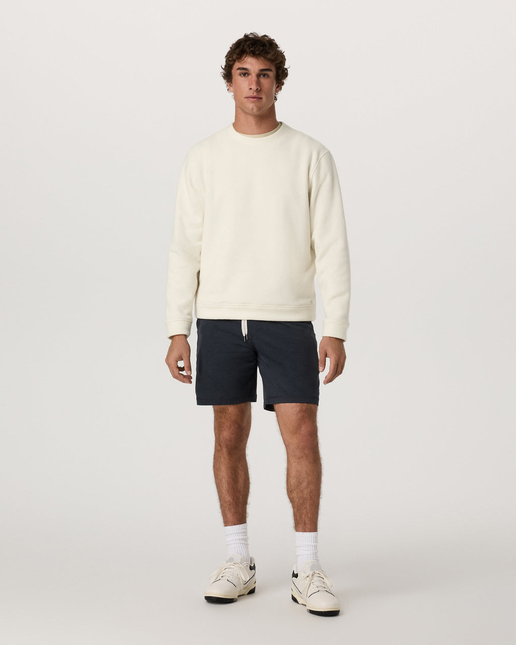 Beach Fleece Crew | Ink Heather