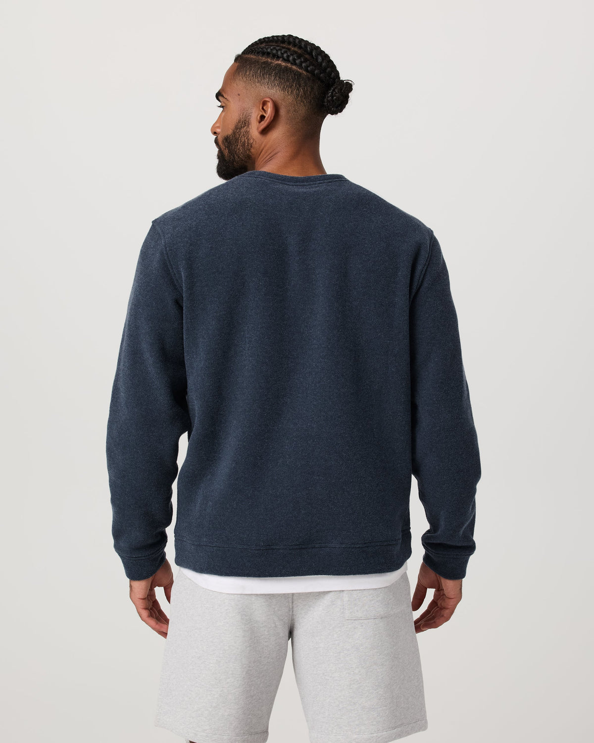 Beach Fleece Crew | Bone Heather