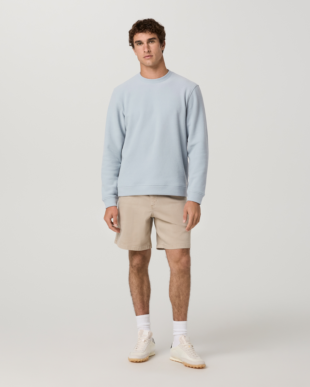 Beach Fleece Crew | Raindrop Heather