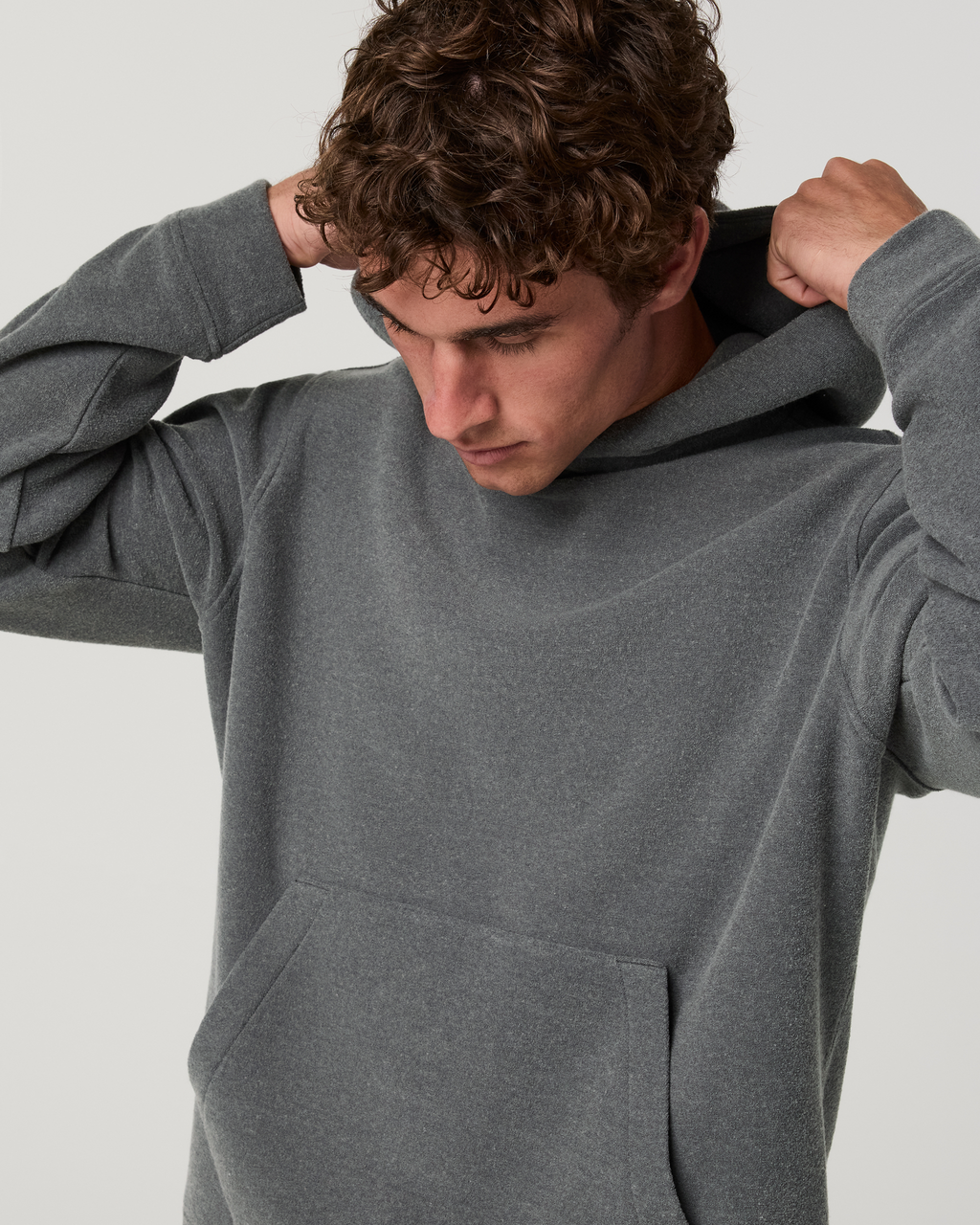 Beach Fleece Pullover Hoodie | Dark Pewter Heather