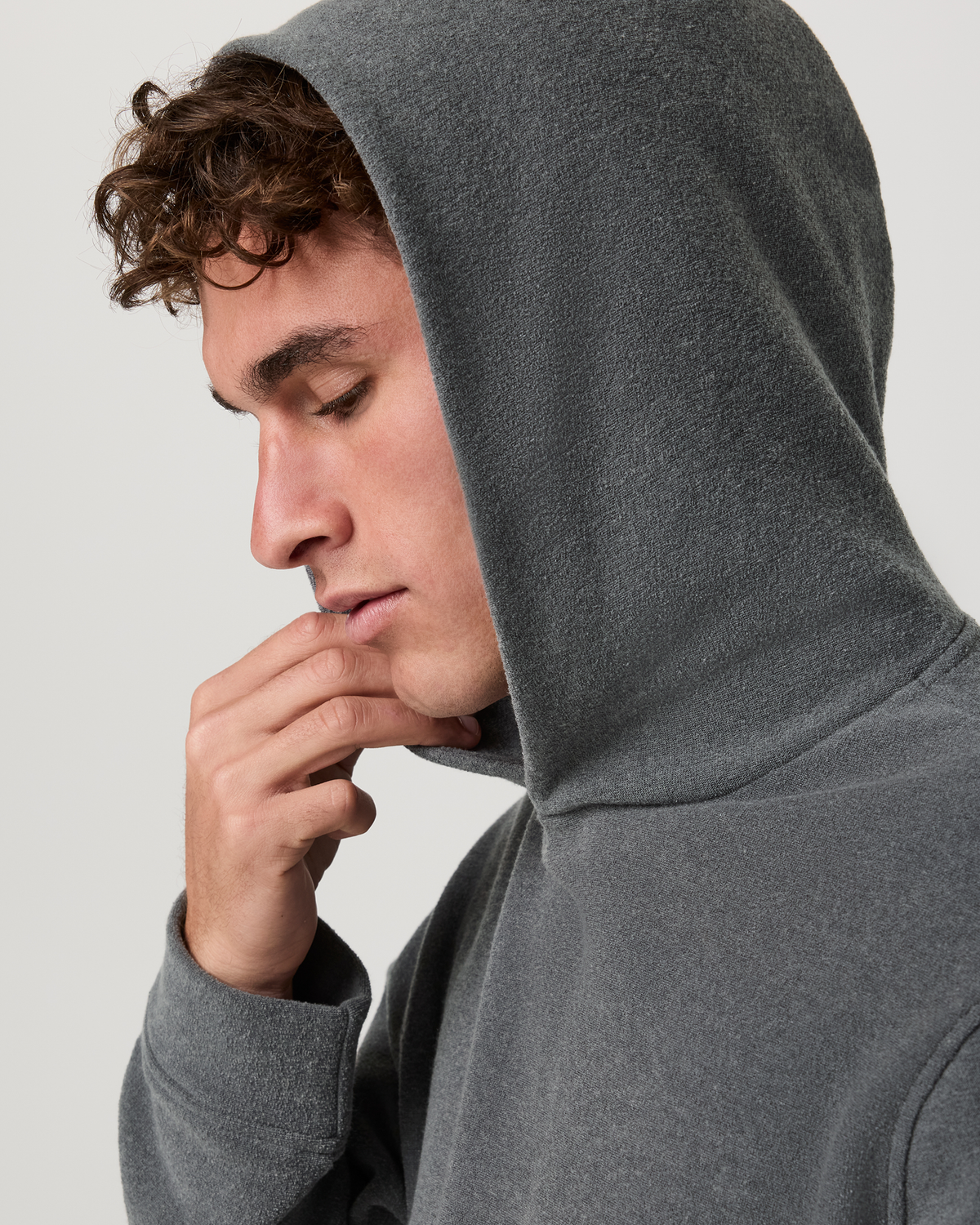 Beach Fleece Pullover Hoodie | Dark Pewter Heather