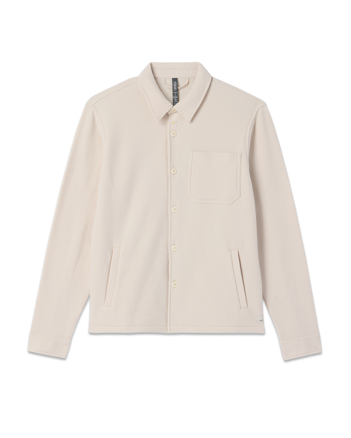 Beach Fleece Shirt Jacket | Bone Heather