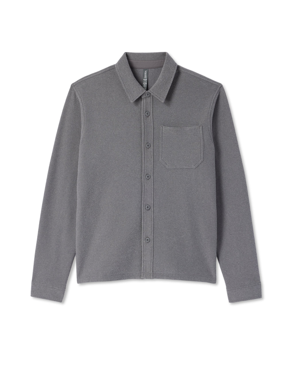 Beach Fleece Shirt Jacket | Pinecone Heather