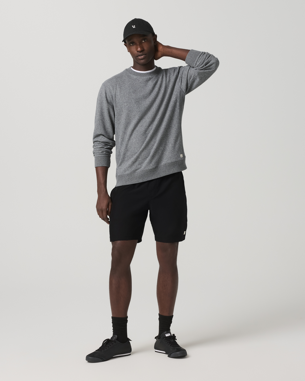 Cypress Vintage Crew | Heather Grey