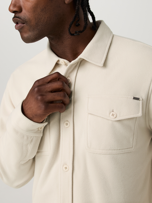 Aspen Shirt Jacket | Bone