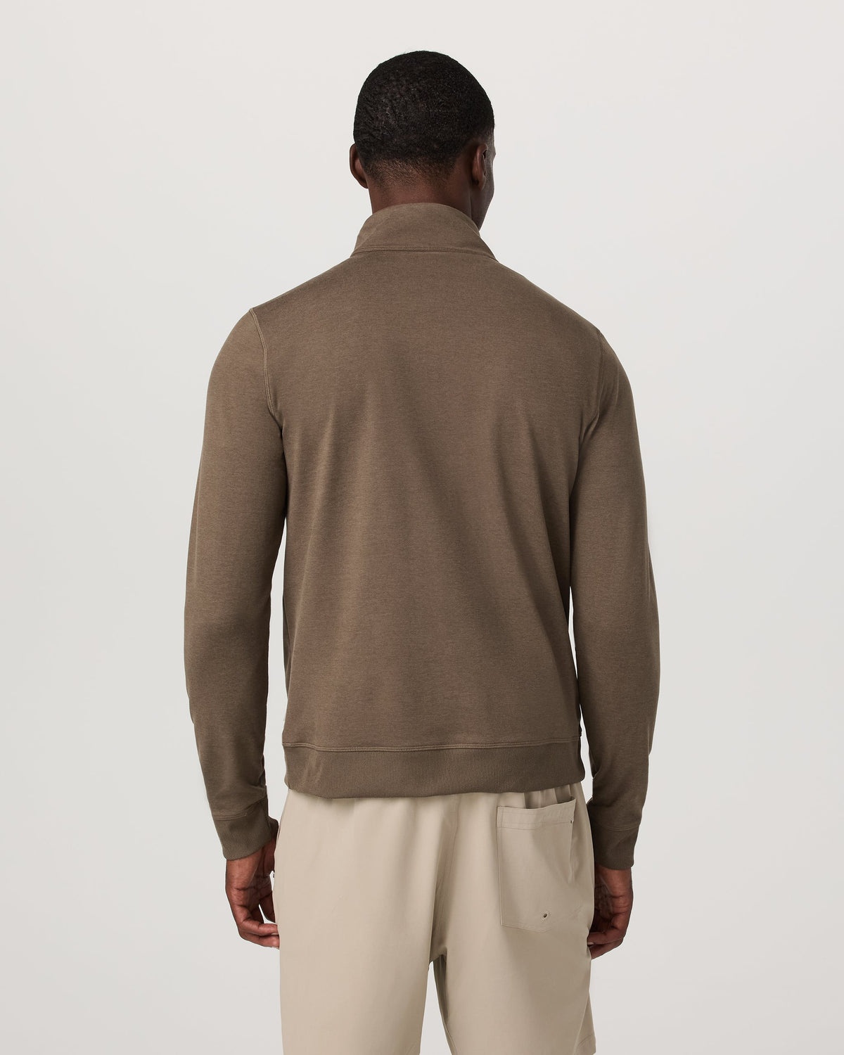 Coronado Half Zip | Espresso Heather