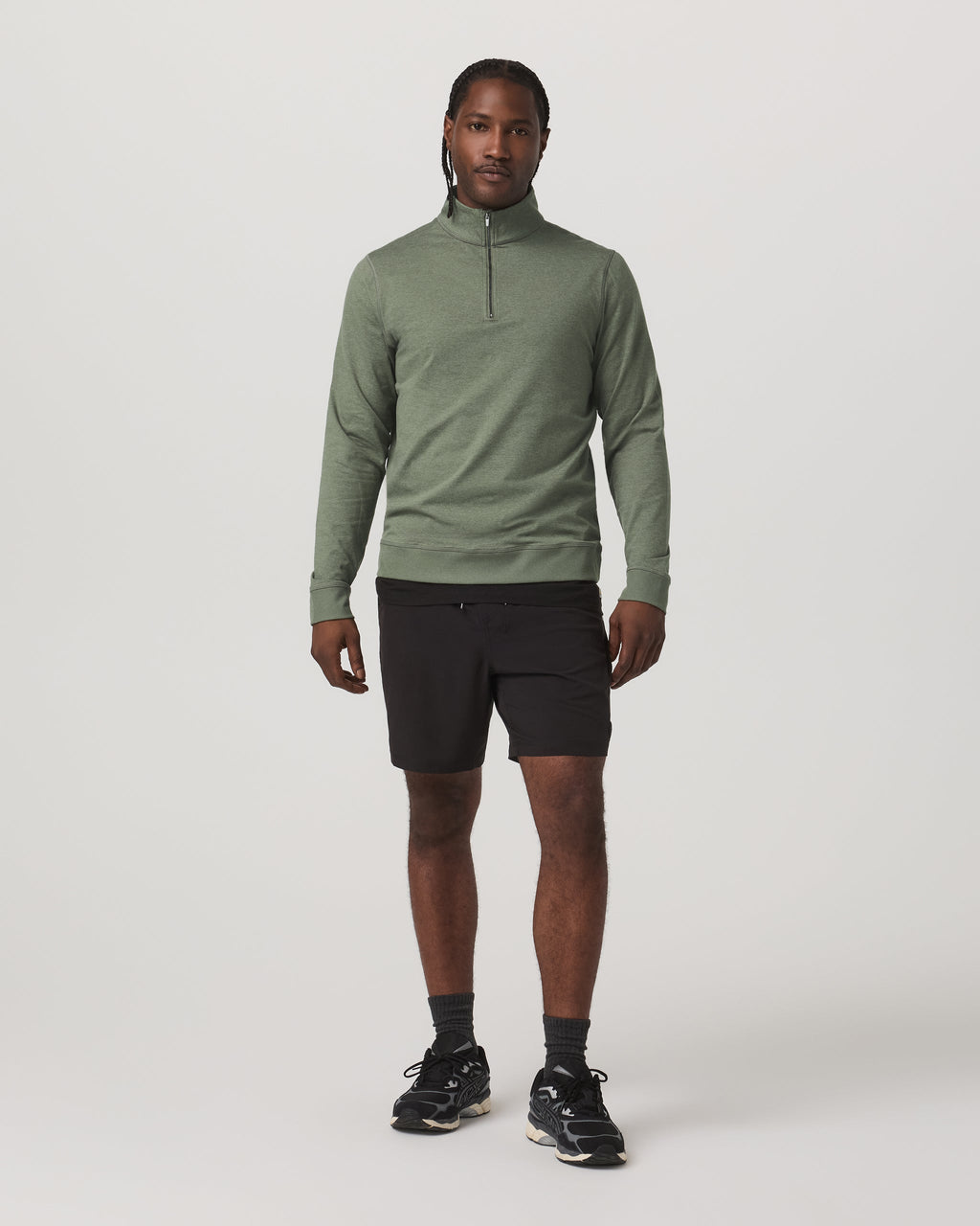 Coronado Half Zip | Light Oregano Heather