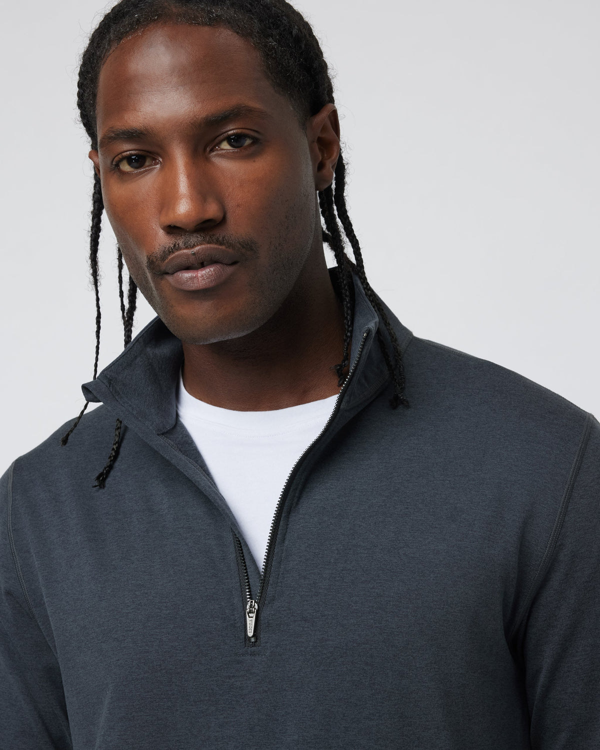 Coronado Half Zip | Black Heather