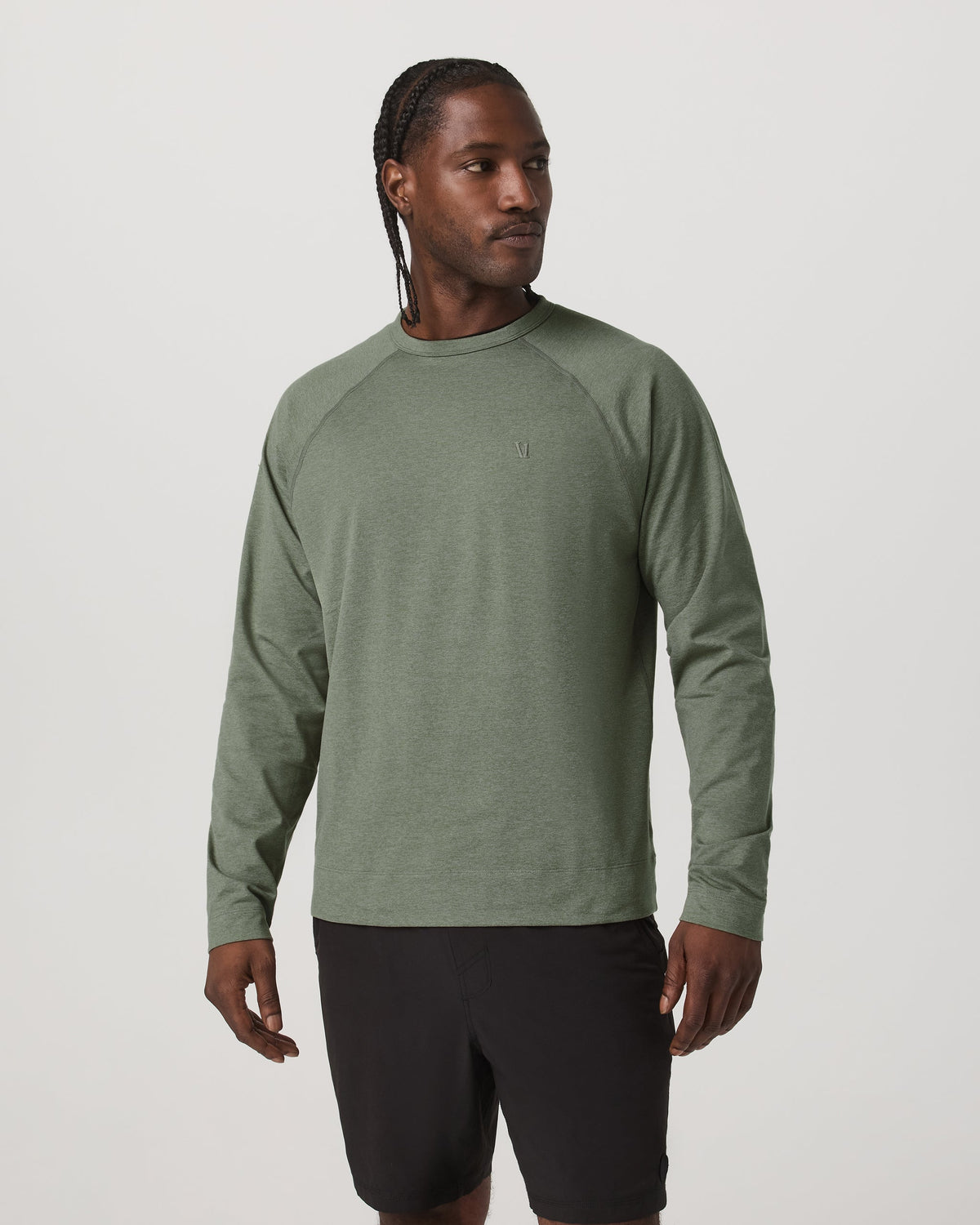 Coronado Crew | Light Oregano Heather
