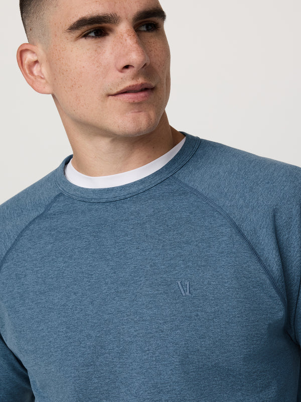 Coronado Crew | Pool Blue Heather
