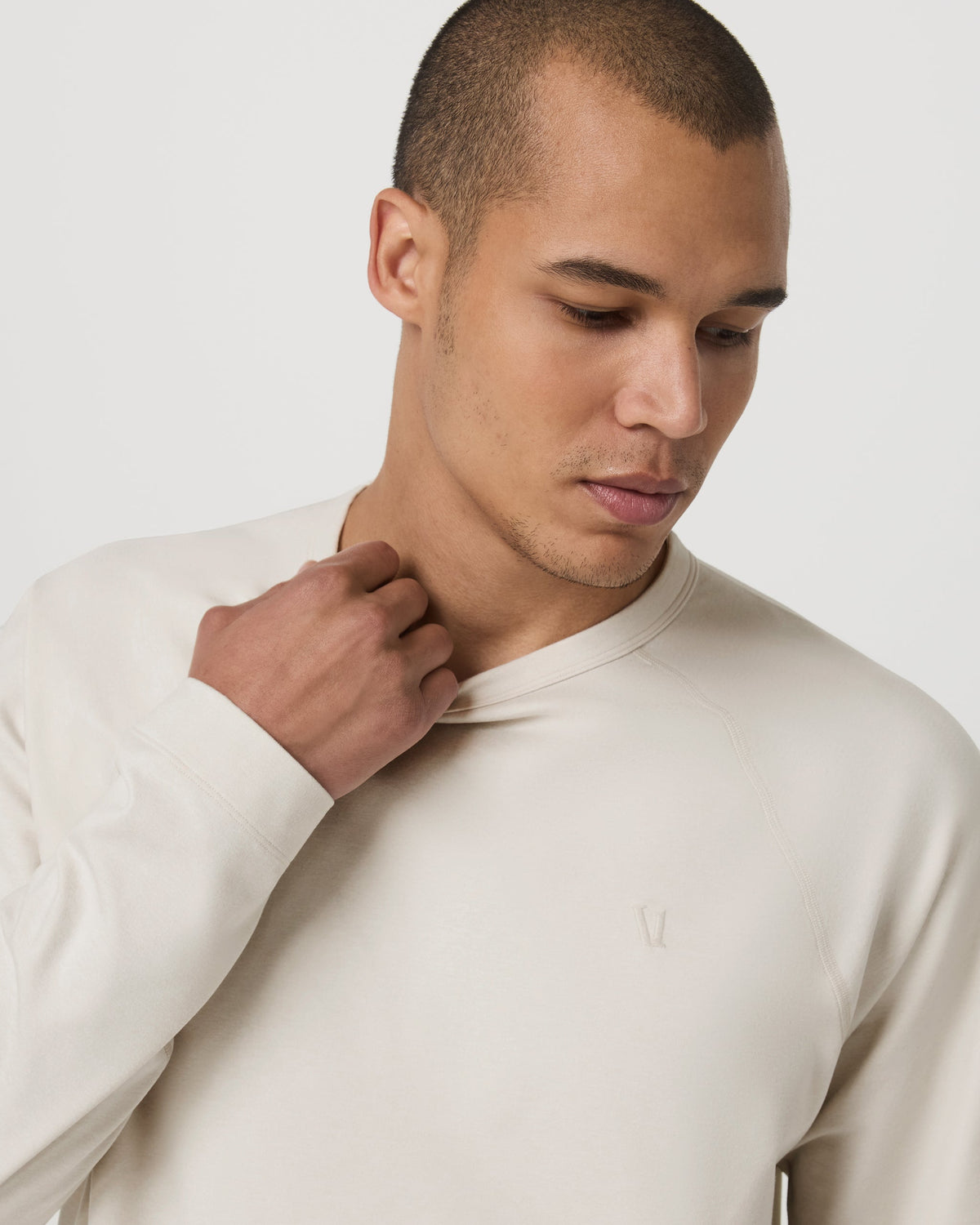 Coronado Crew | Light Heather Grey