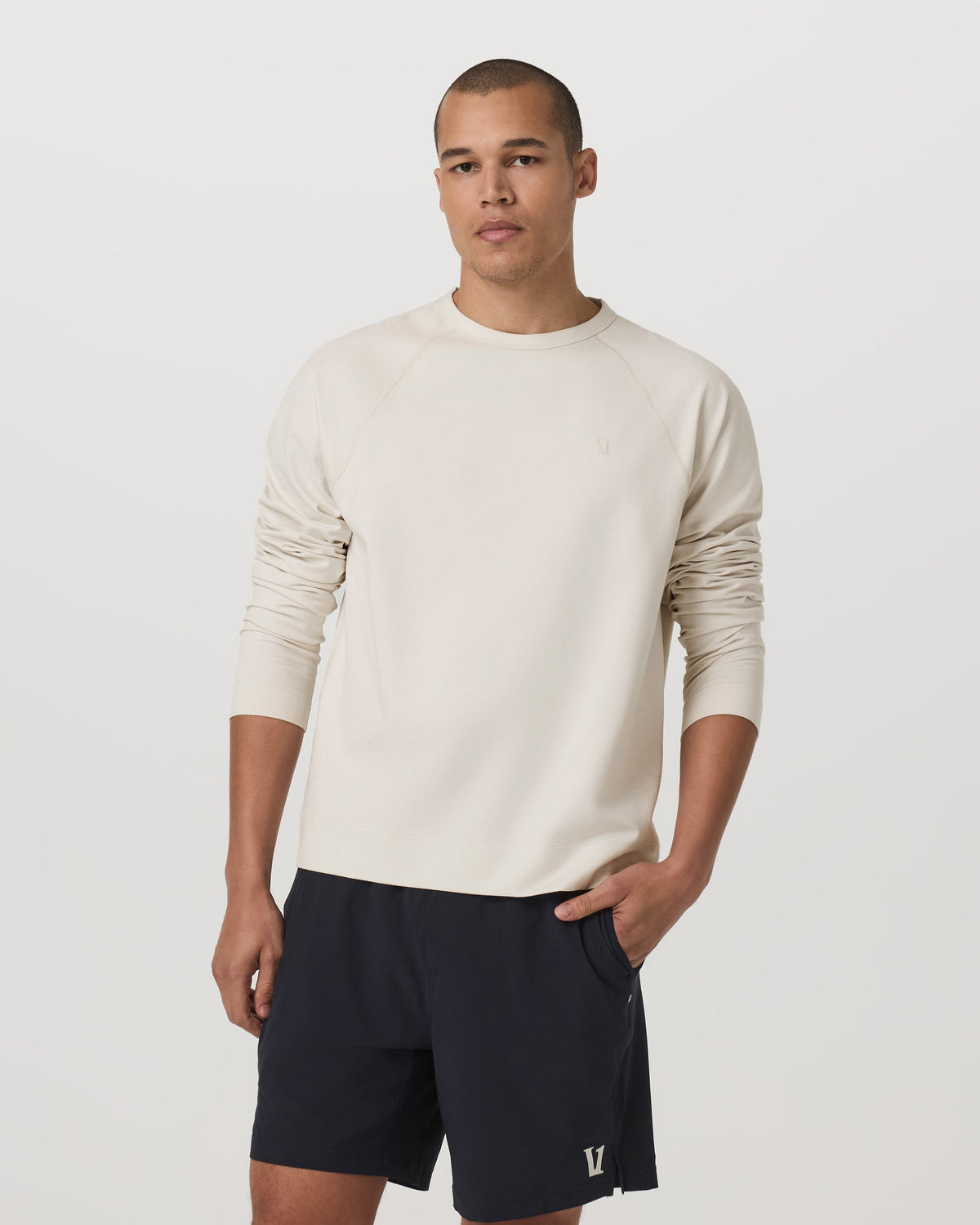 Coronado Crew | Light Heather Grey