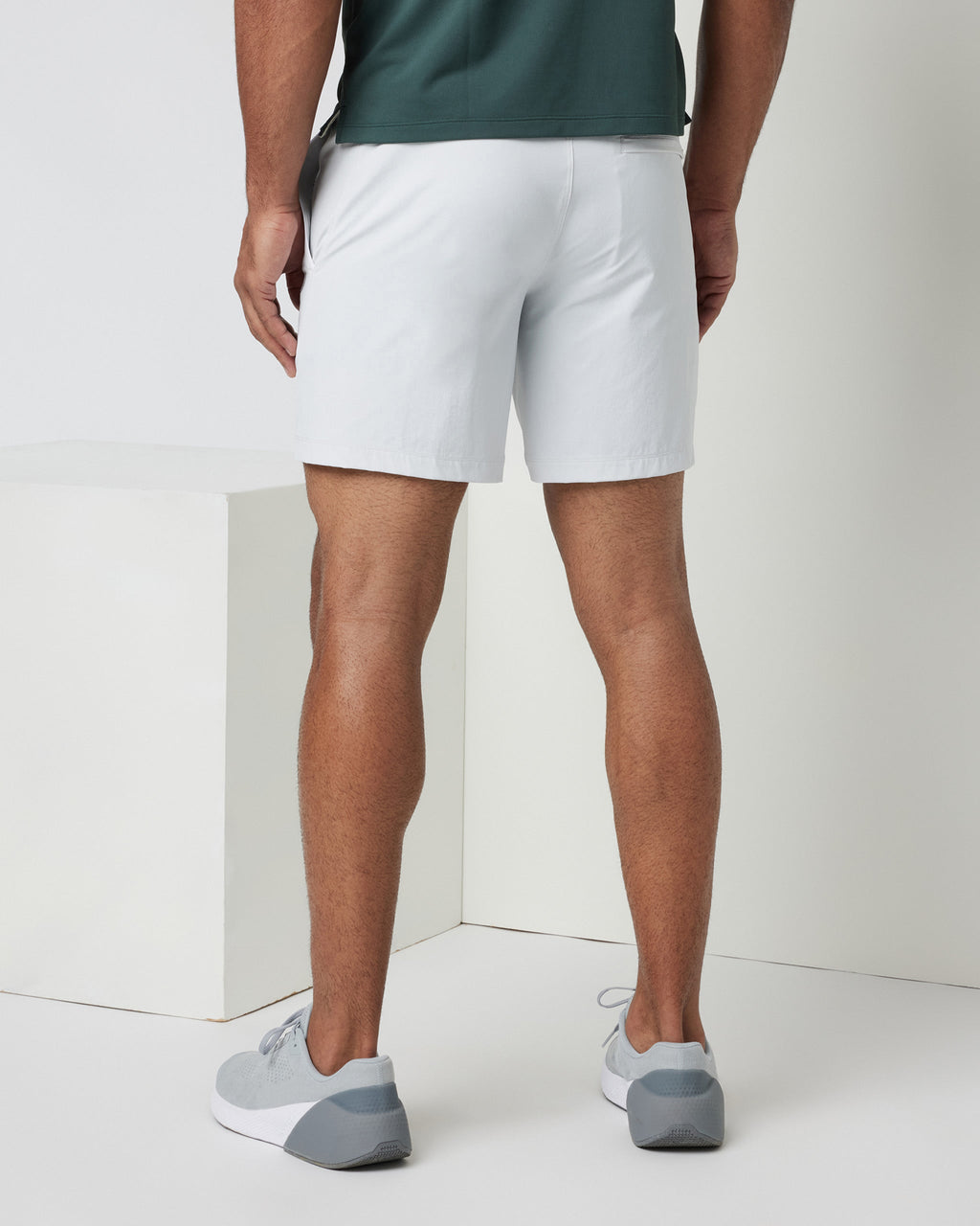 Crosscourt Short Unlined 7" | Frost Grey