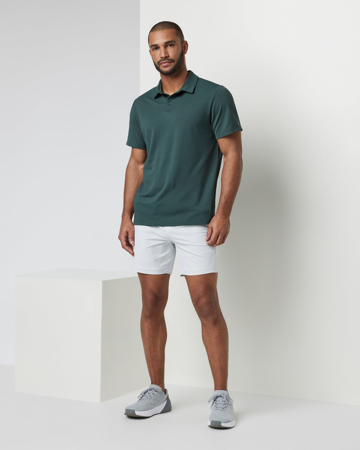 Crosscourt Short Unlined 7" | Frost Grey