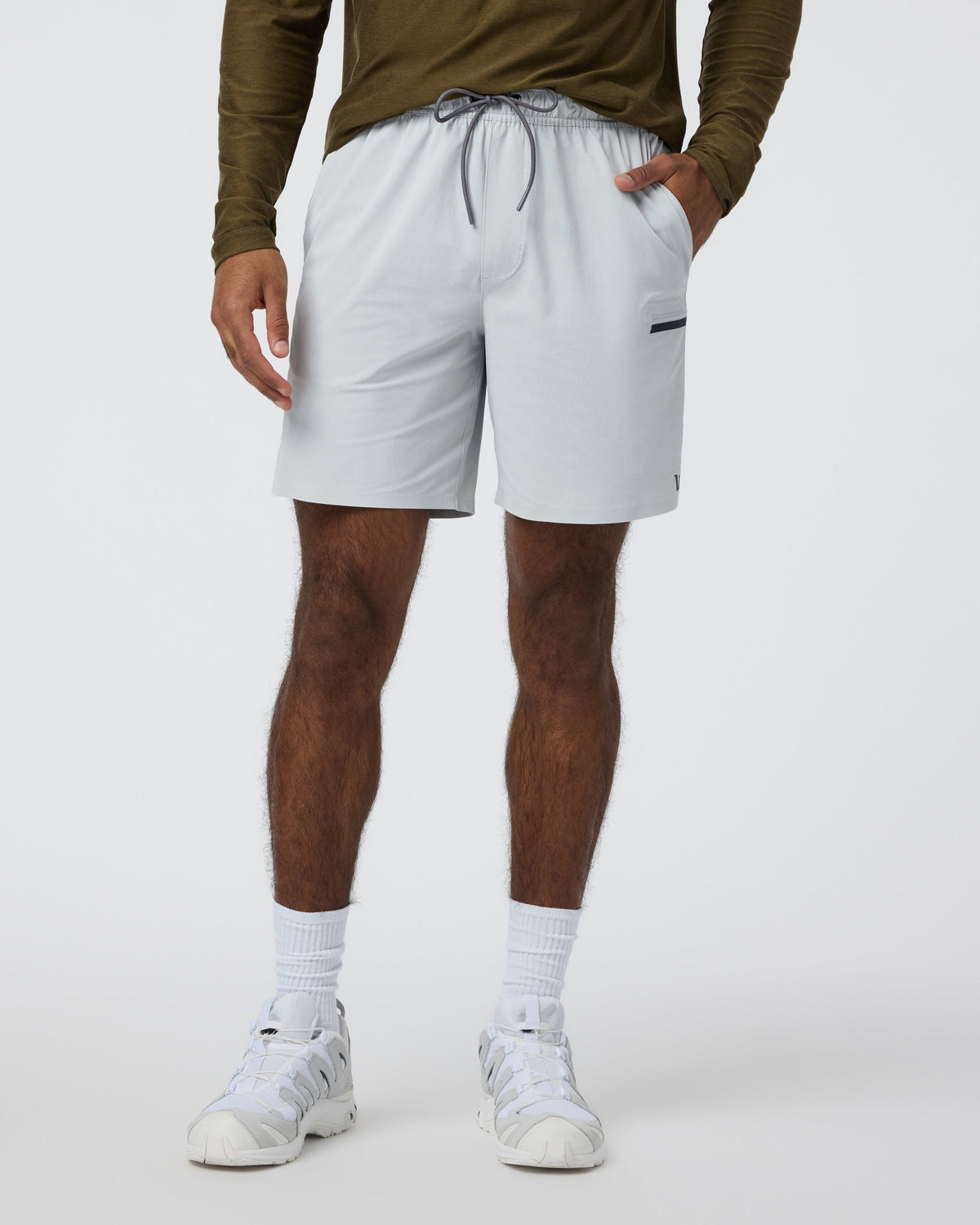 Grafton Short Unlined 7" | Sky Grey