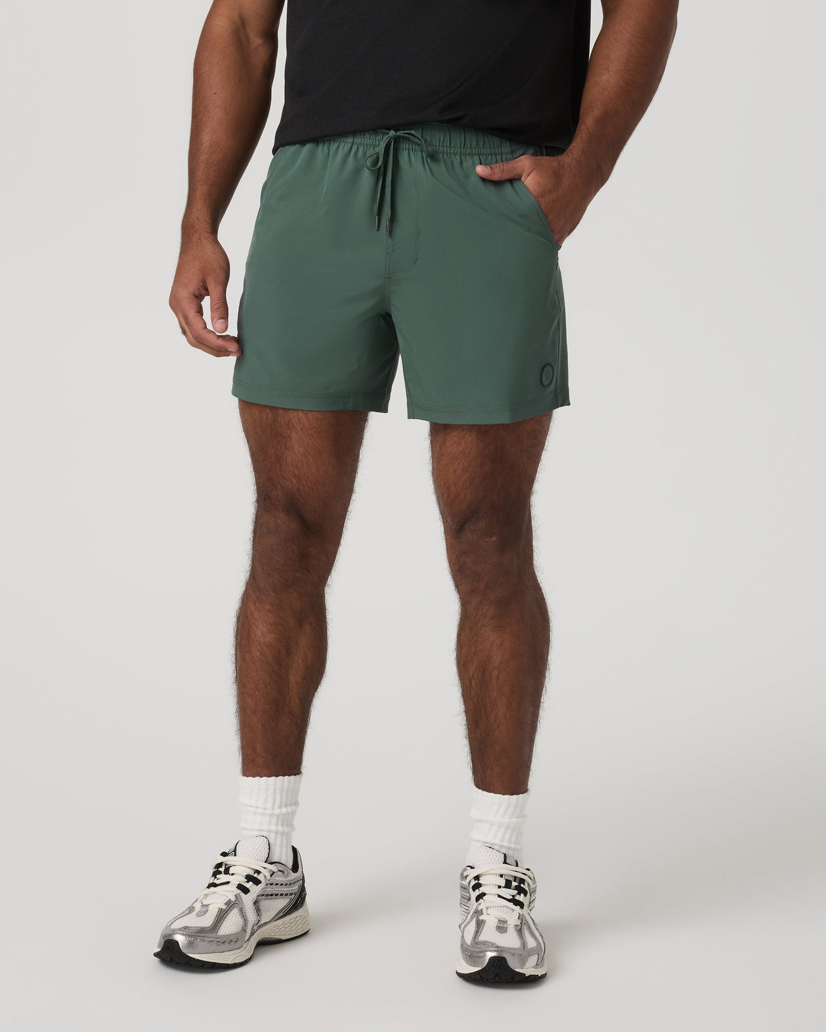 Kore Short Unlined 5" | Agate Green Tonal