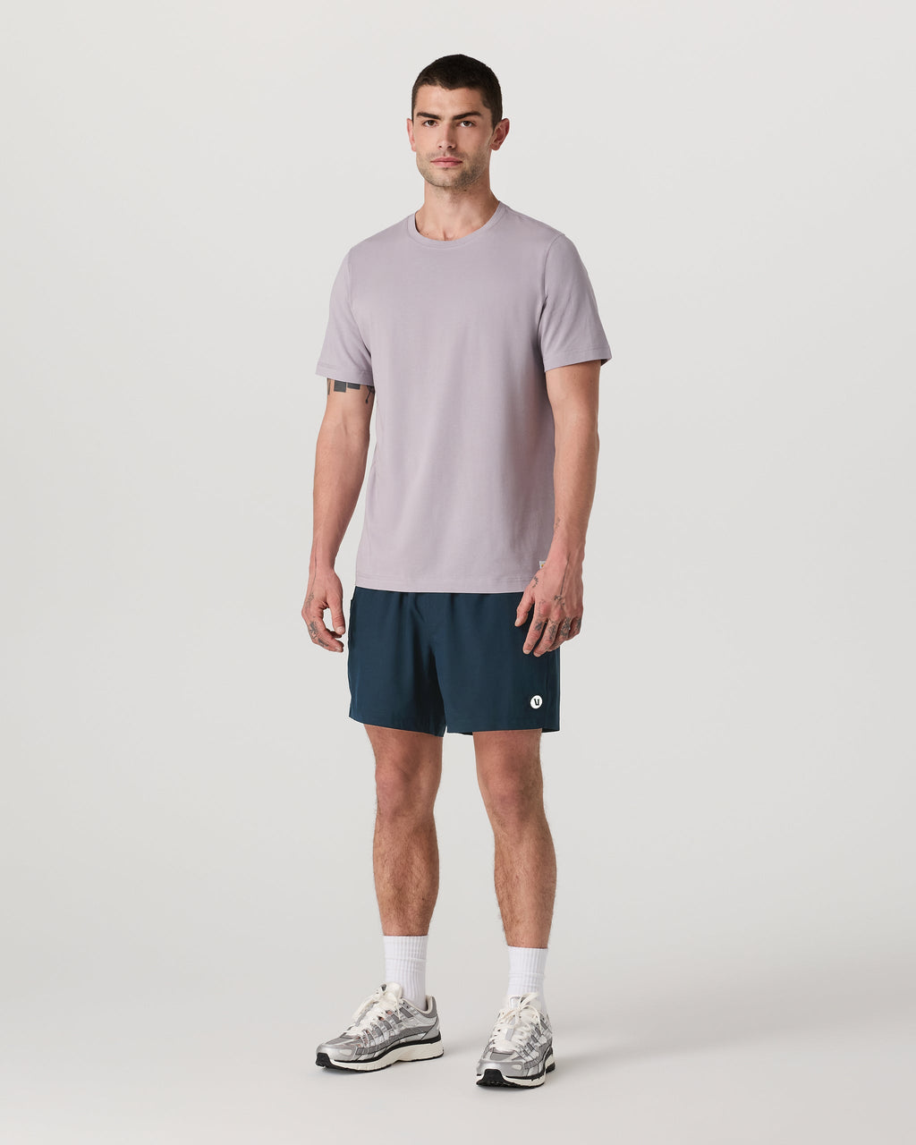 Kore Short Lined 7" | Sky Grey