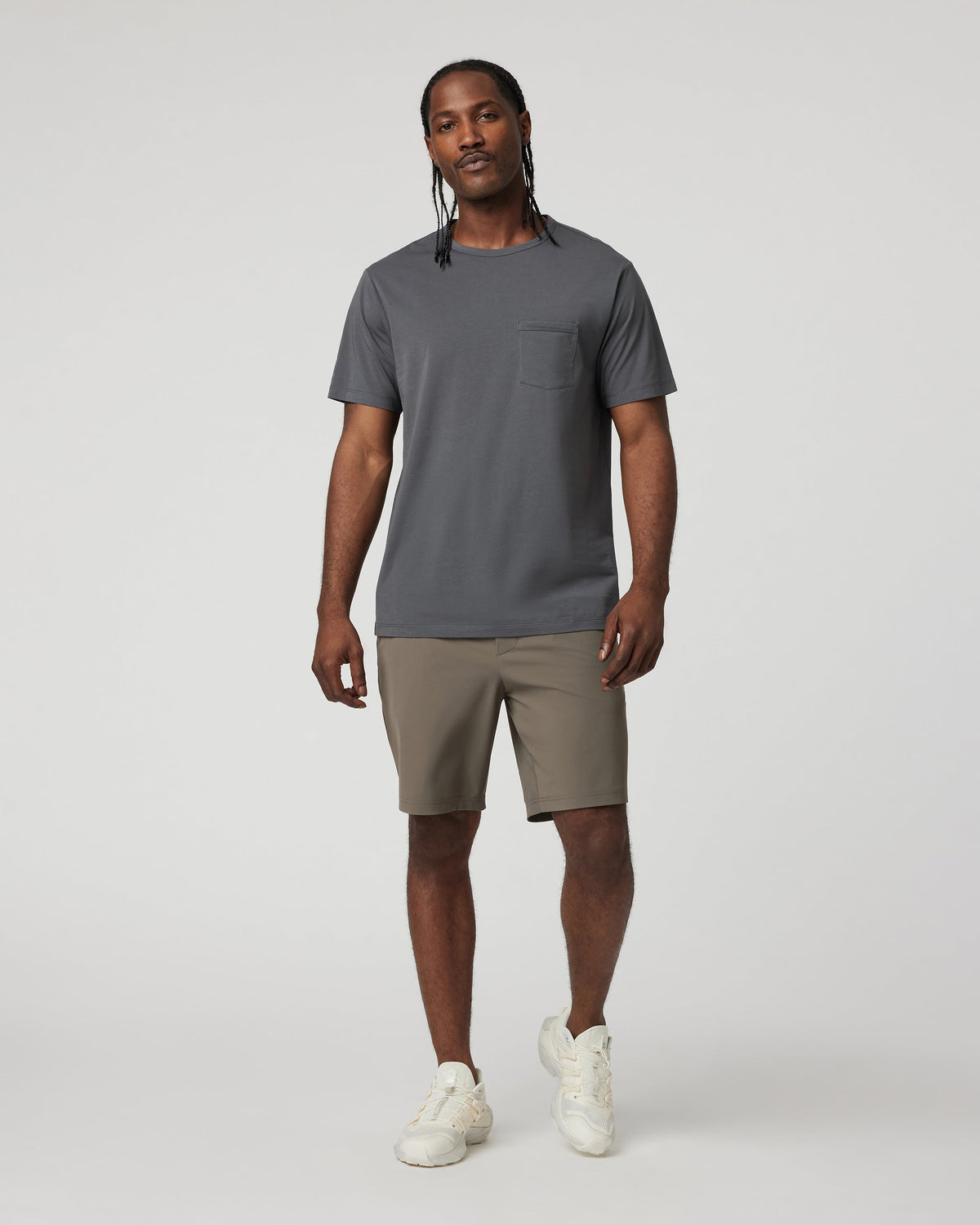 Fleet Chino Short 8" | Fog