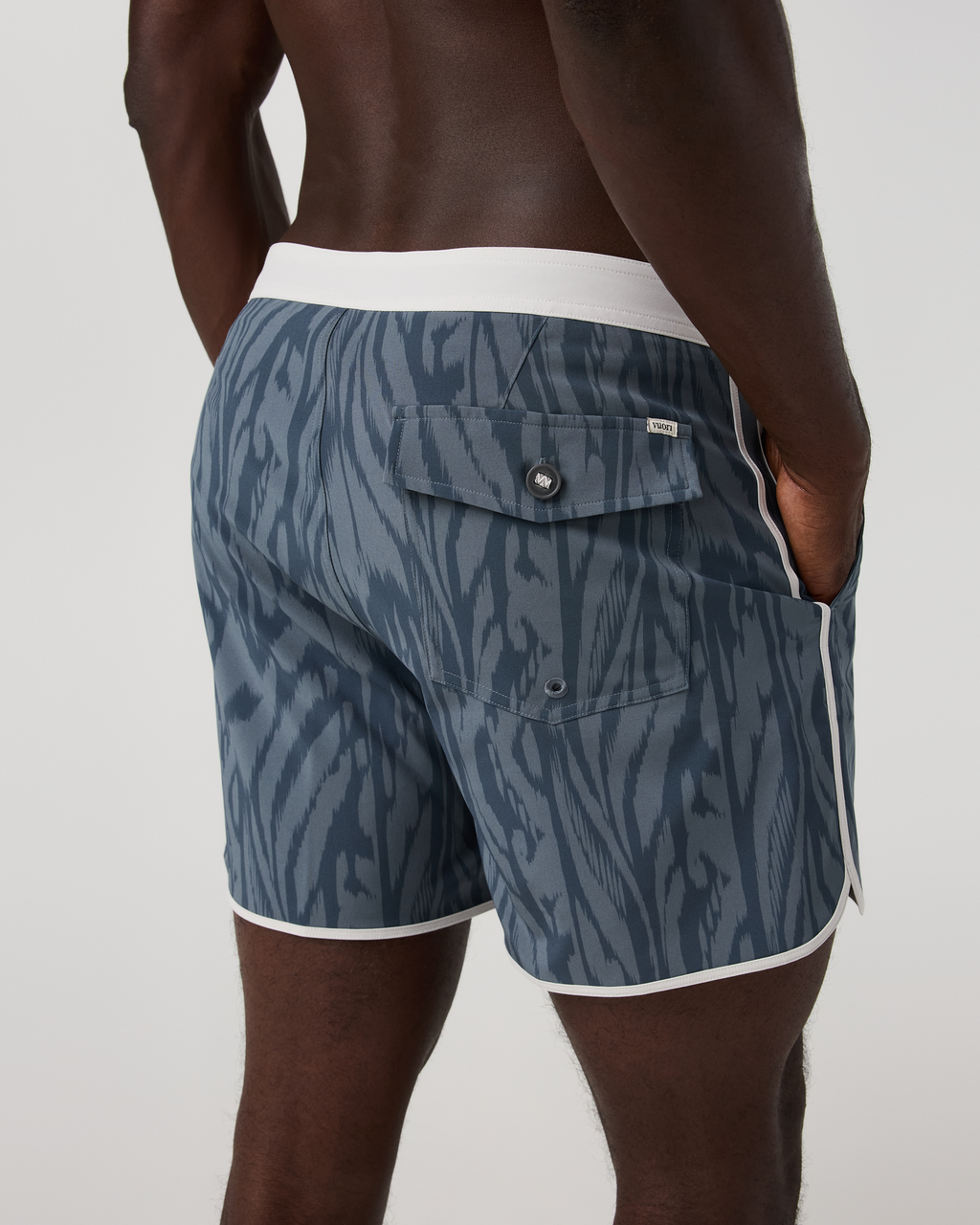 Cruise Boardshort 7" | Vintage Red Palm Shadow