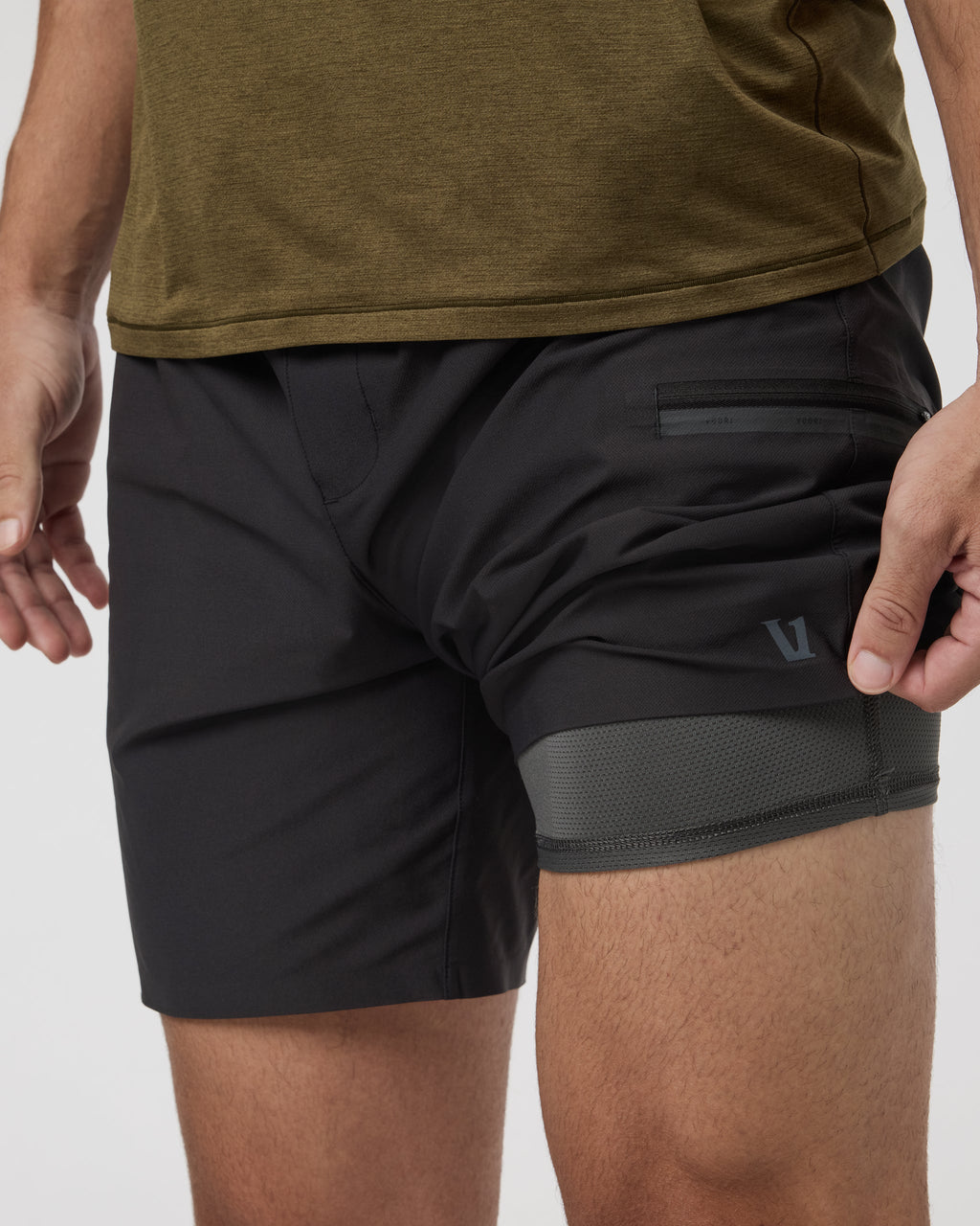 Grafton Short Lined 7" | Black