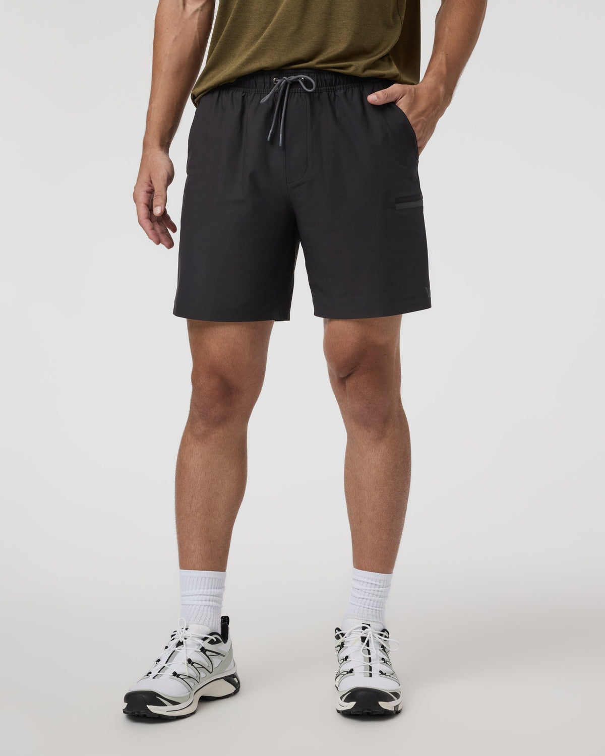 Grafton Short Lined 7" | Black