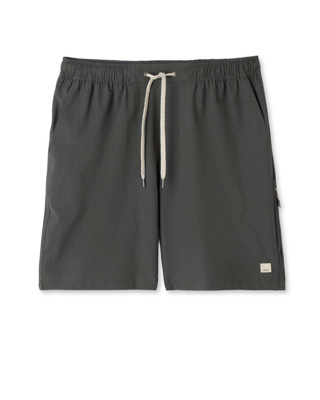 Banks Session Short Unlined 5" | Azure Linen Texture