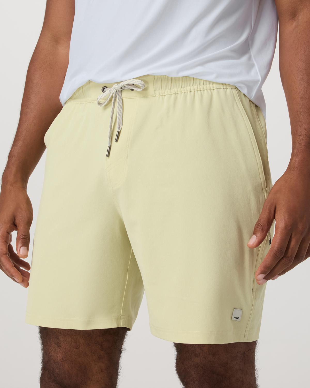 Banks Session Short Unlined 7" | Seed Linen Texture
