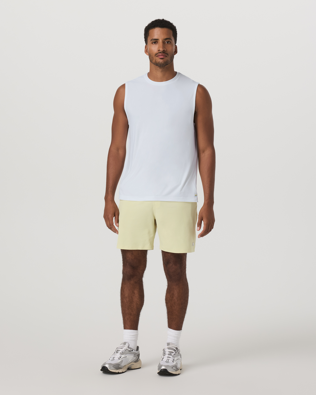 Banks Session Short Unlined 7" | Seed Linen Texture