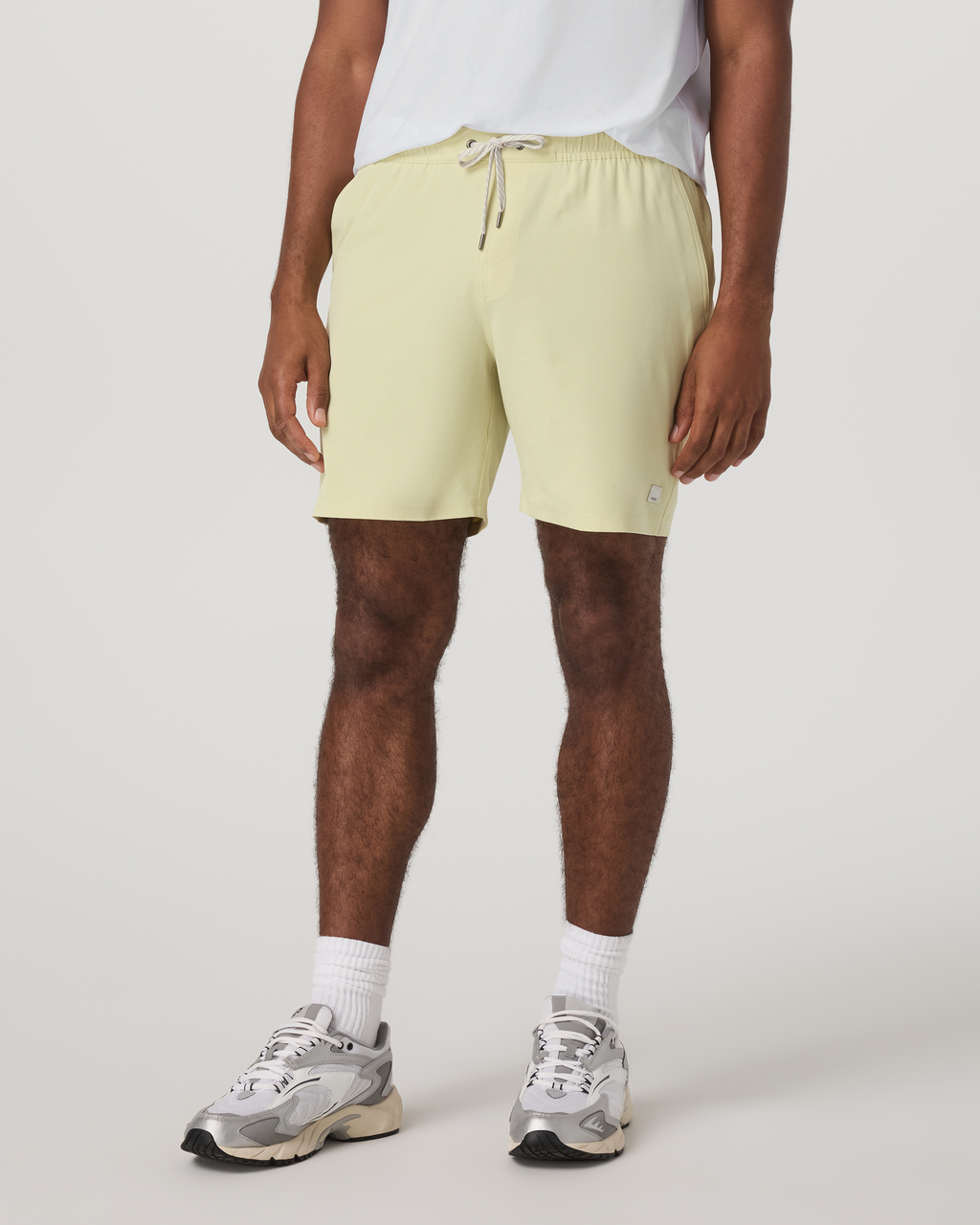 Banks Session Short Unlined 7" | Seed Linen Texture
