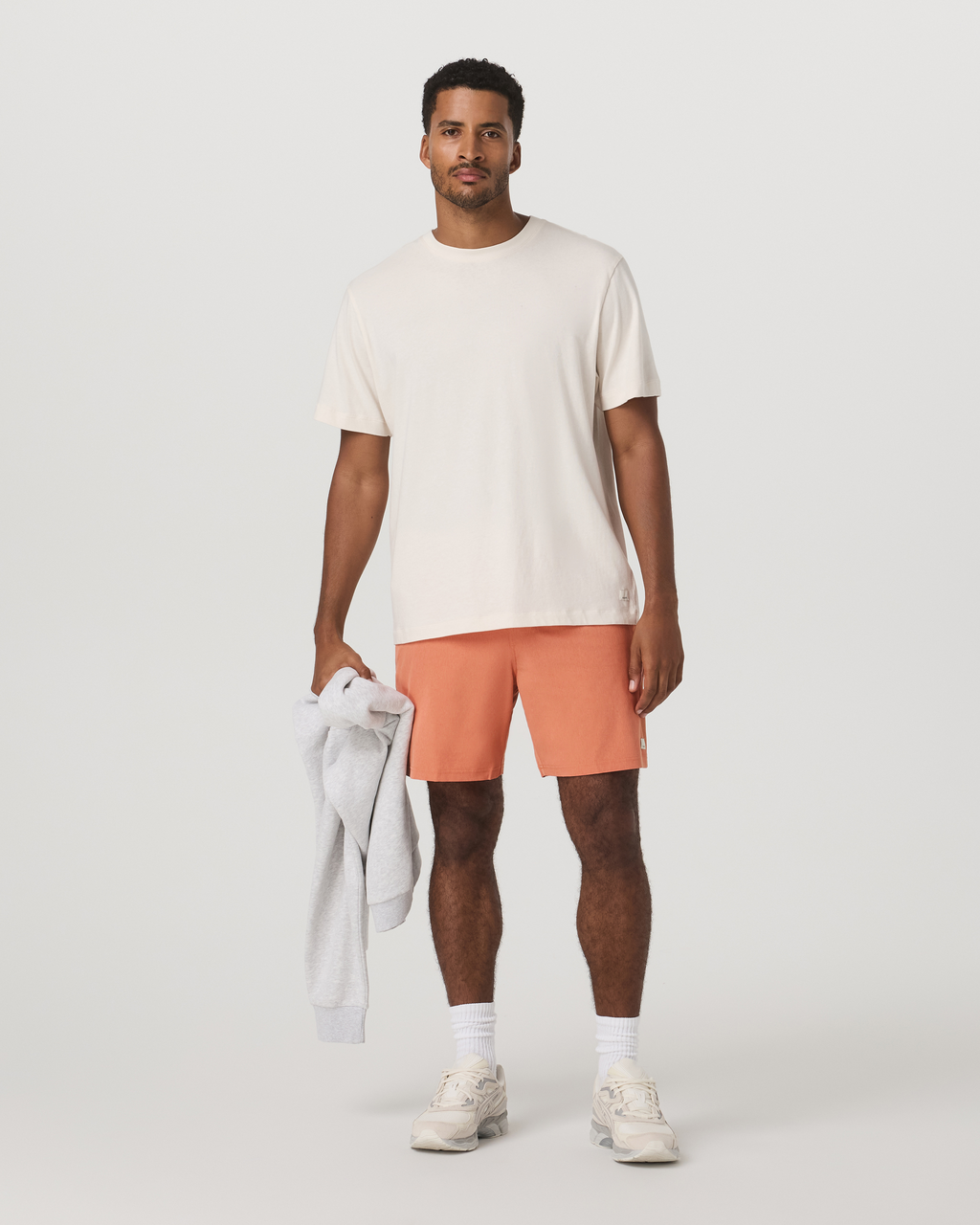 Banks Session Short Unlined 5" | Washed Brick Linen Texture