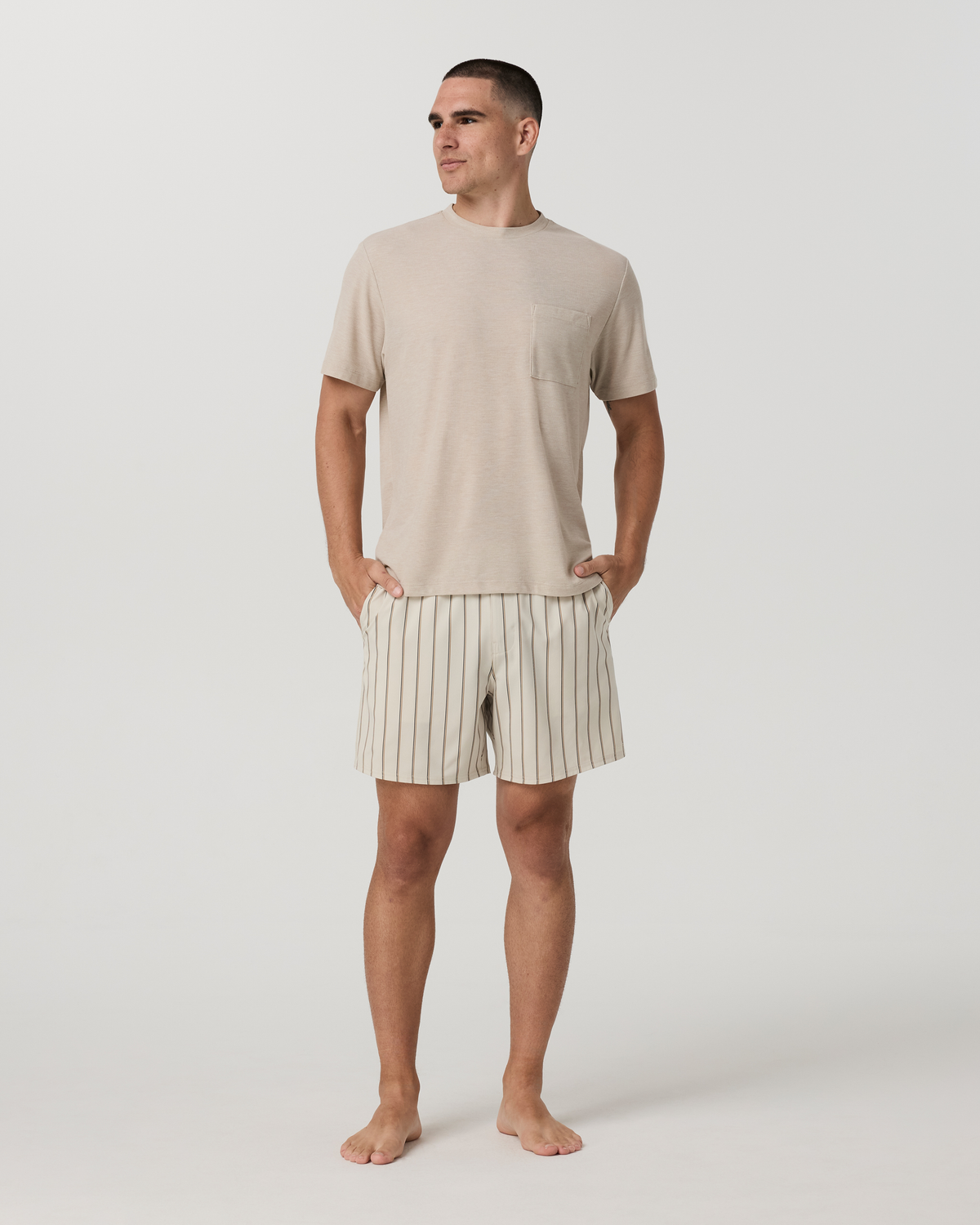 Banks Resort Short | Sandalwood Stripe