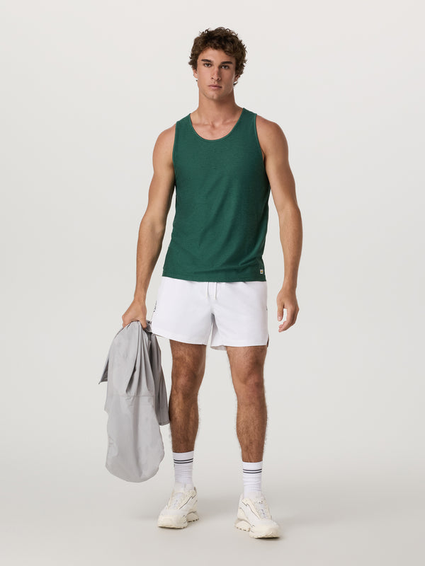 Crosscourt Short Unlined 5" | White