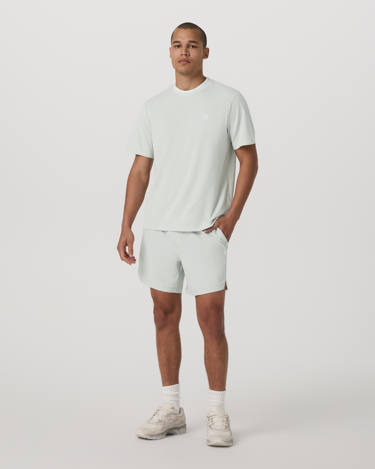 Crosscourt Short Unlined 7" | Moonstone