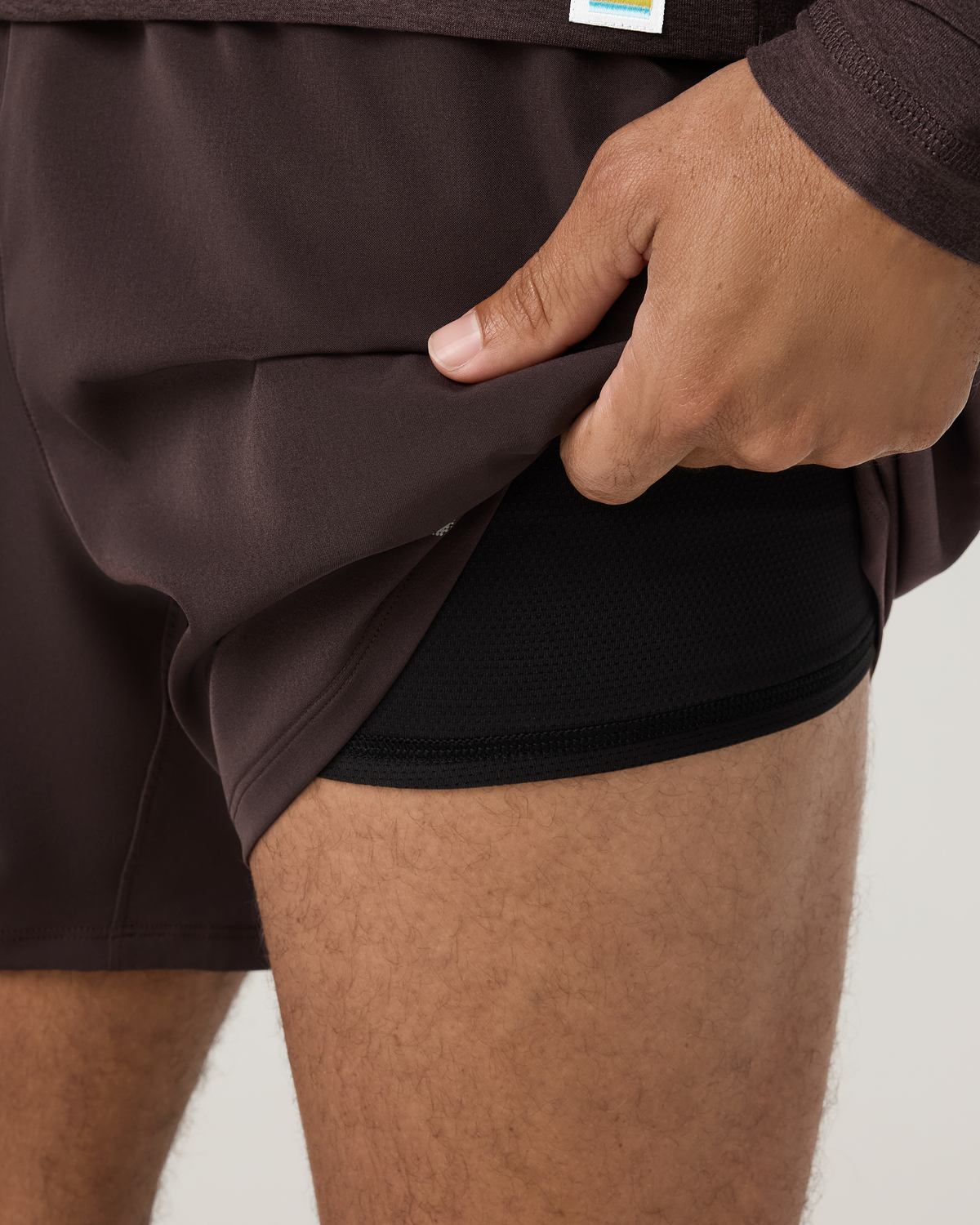Course Short Lined 5" | French Roast