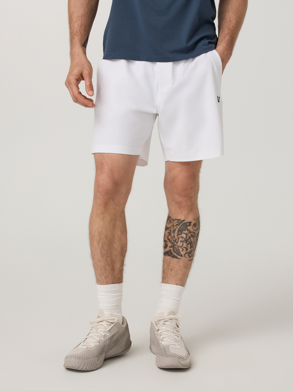 Crosscourt Pro Short Unlined 7" | White