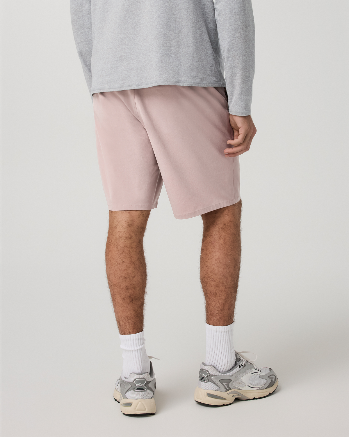 Aim Short 8" | Gravel Slub Stripe