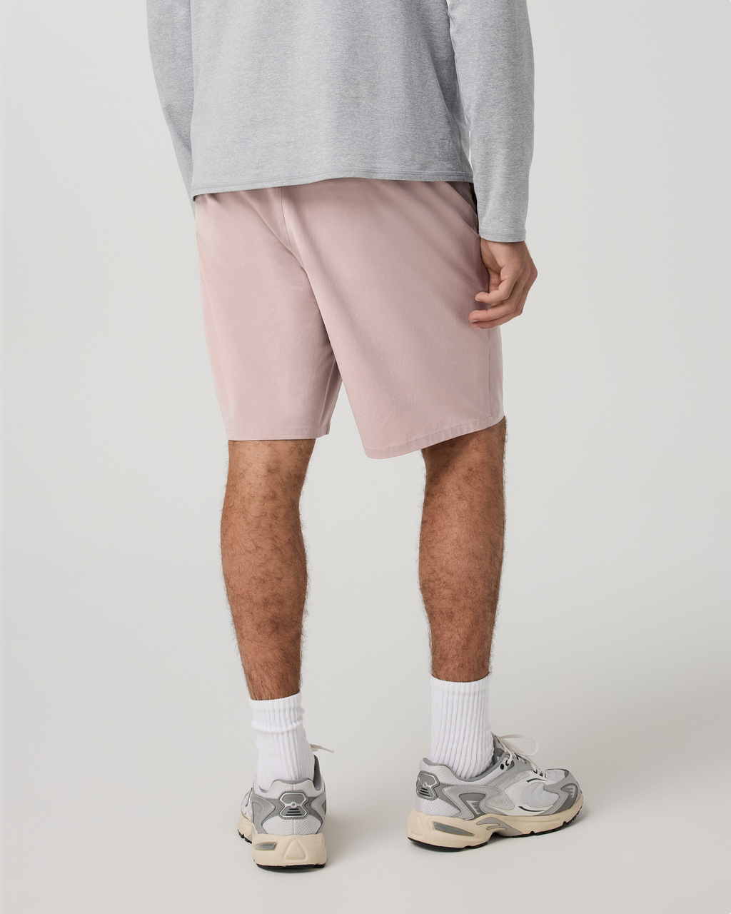 Aim Short 8" | River Rock Slub Stripe