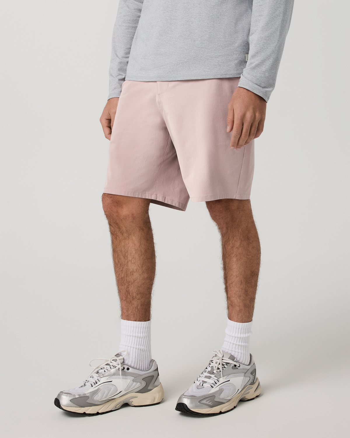 Aim Short 8" | Blue Sea Slub Stripe