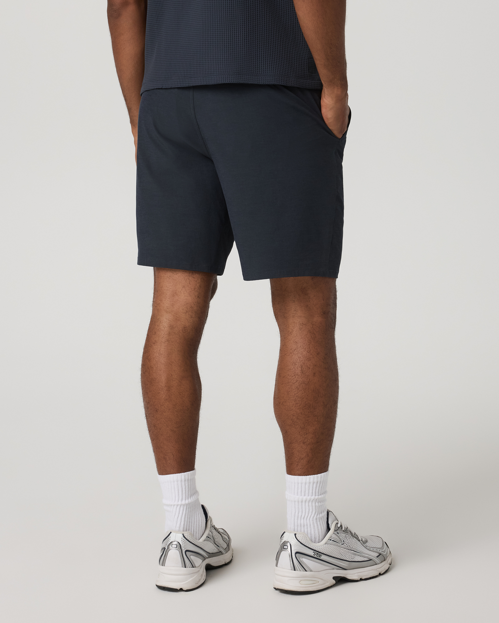 Aim Short 8" | Khaki Linen Texture