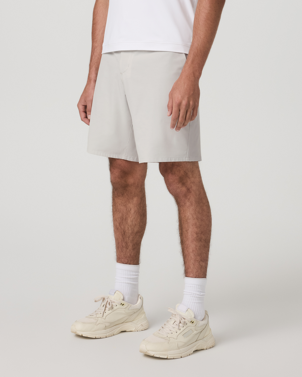 Aim Short 8" | Salt Linen Texture