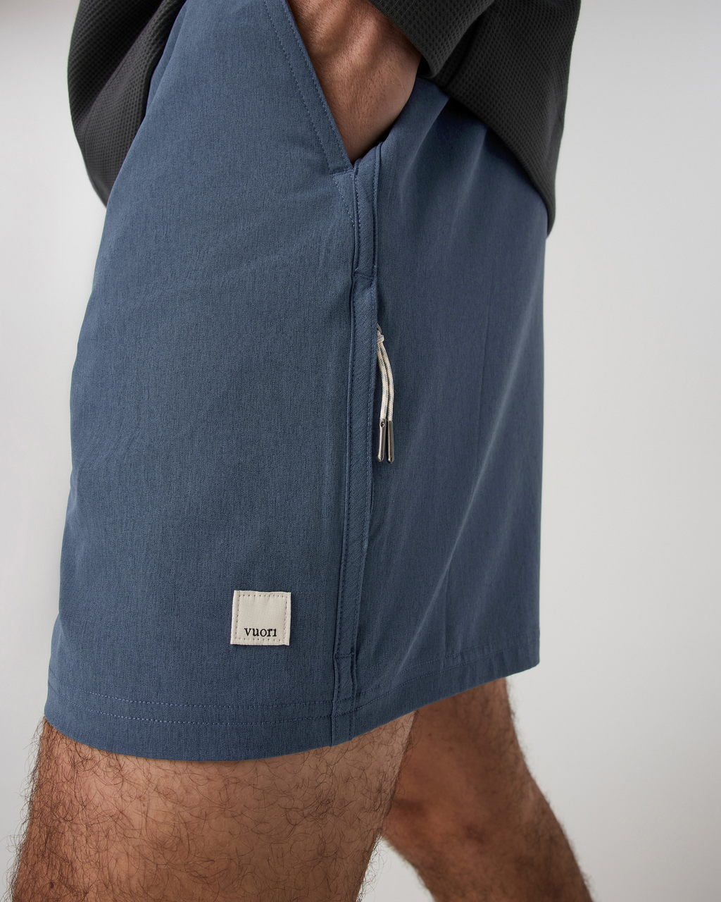Banks Session Short Unlined 7" | Breeze Linen Texture