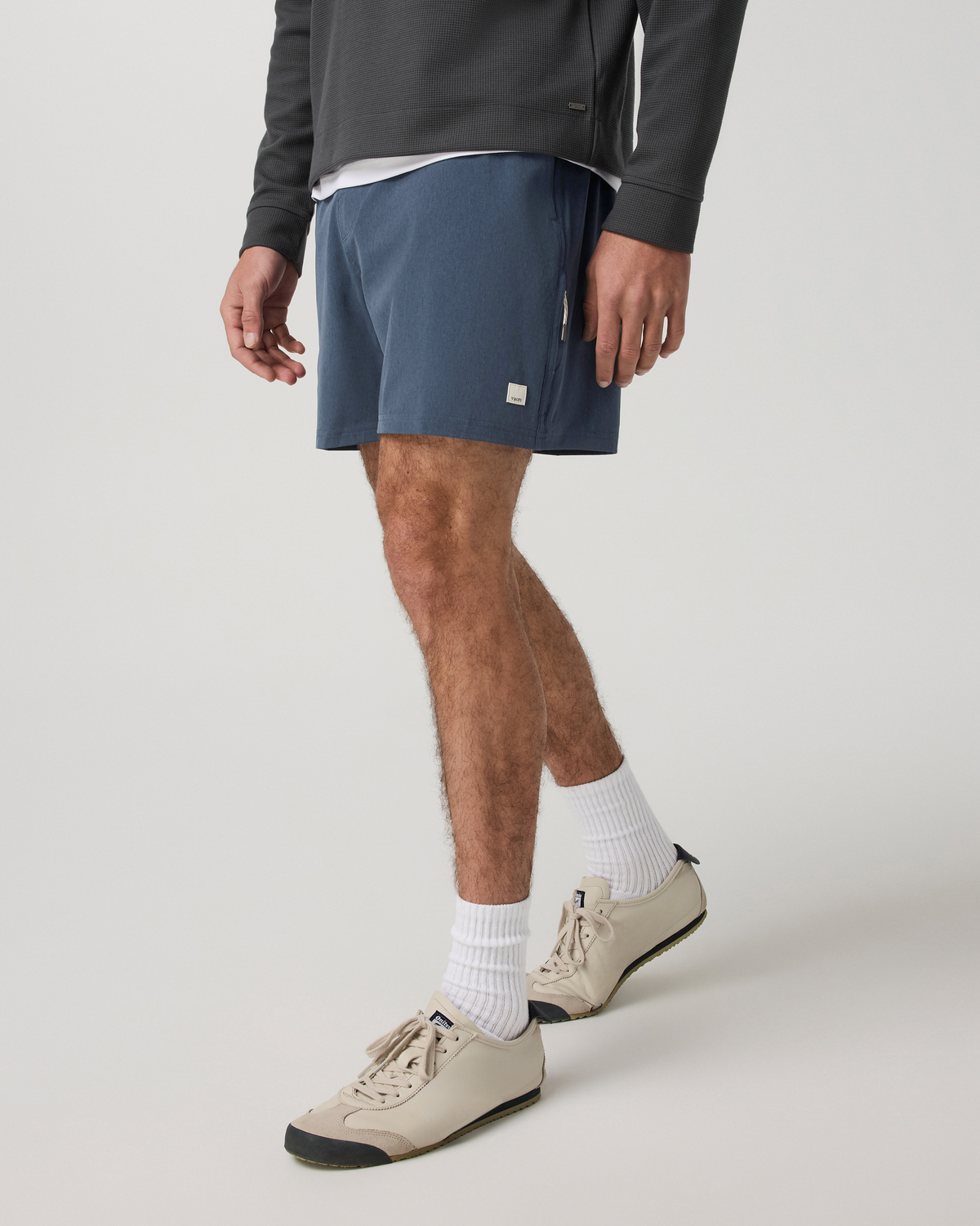 Banks Session Short Unlined 7" | Breeze Linen Texture