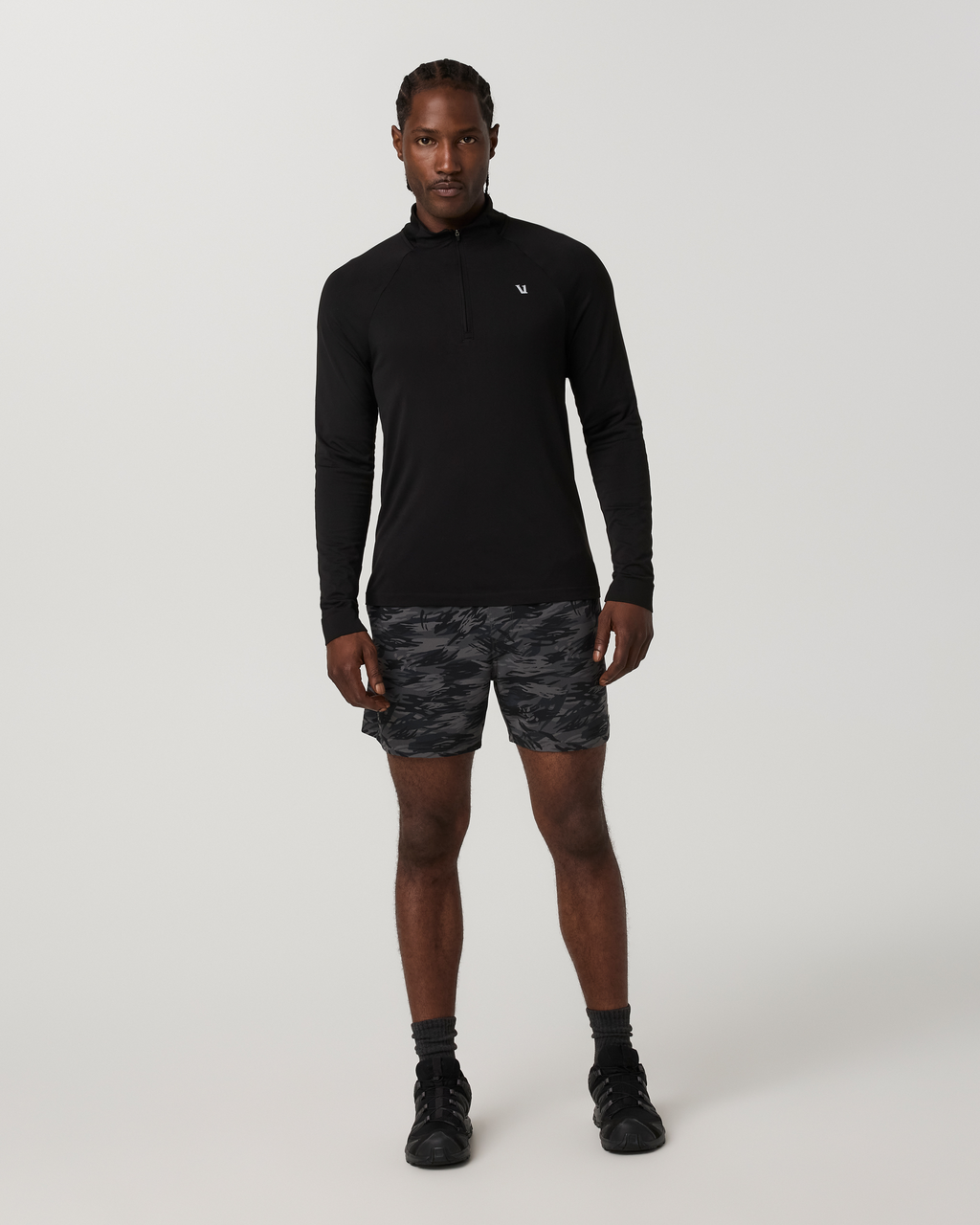 Banks Session Short Unlined 5" | Black Riptide Camo