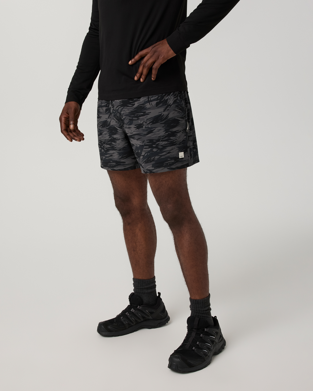 Banks Session Short Unlined 5" | Black Riptide Camo