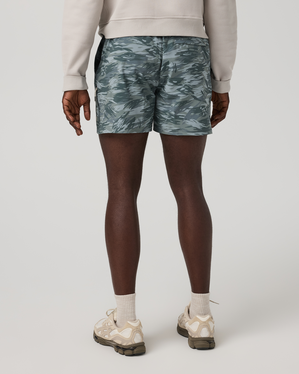 Banks Session Short Unlined 5" | Misty Blue Riptide Camo