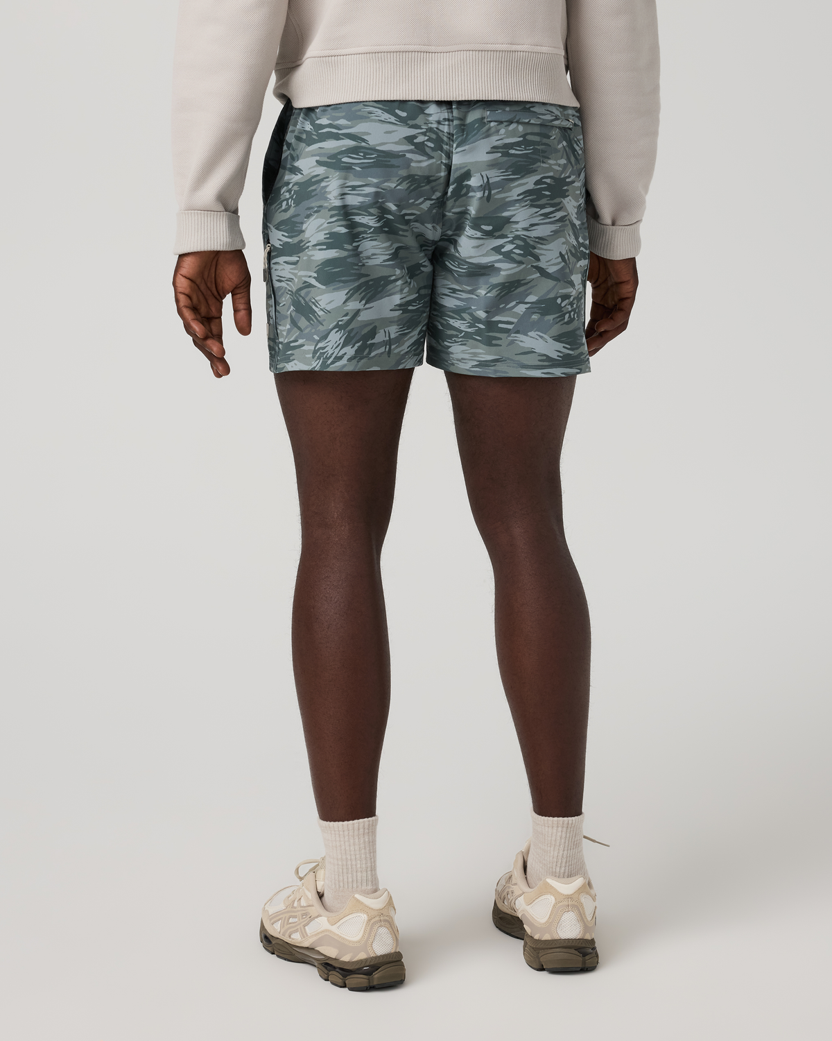 Banks Session Short Unlined 5" | Misty Blue Riptide Camo
